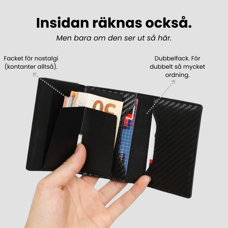 Plånkan  - Nu slänger vi din gamla skit