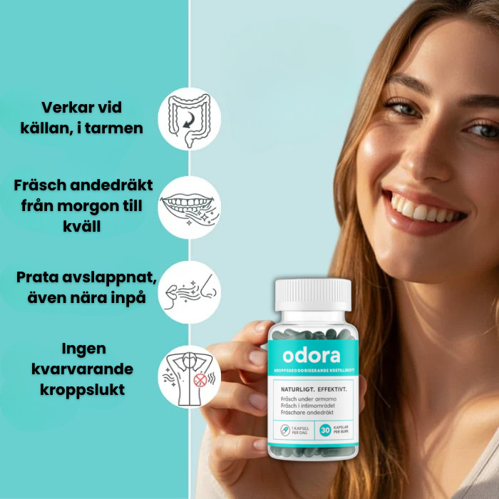 Odora - Kosttillskott mot kroppslukt