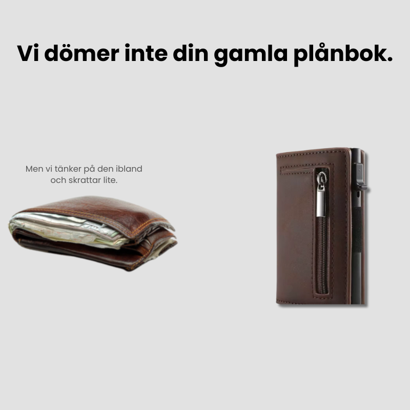 Plånkan  - Nu slänger vi din gamla skit
