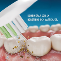 Oradent HydroSonic™ – 3-i-1 Elektrisk Tandborste