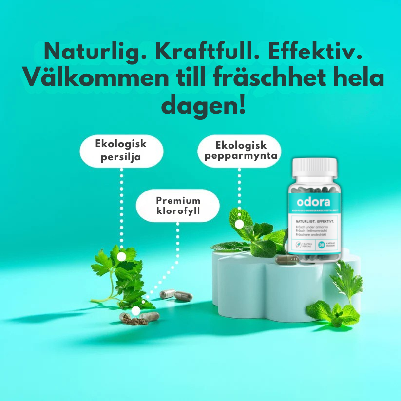 Odora - Kosttillskott mot kroppslukt