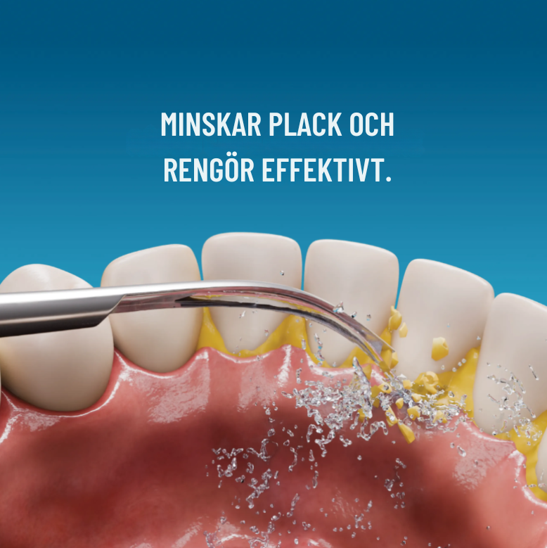 Oradent HydroSonic™ – 3-i-1 Elektrisk Tandborste