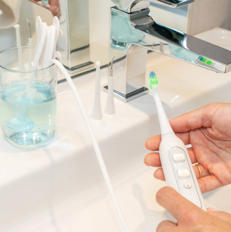 Oradent HydroSonic™ – 3-i-1 Elektrisk Tandborste